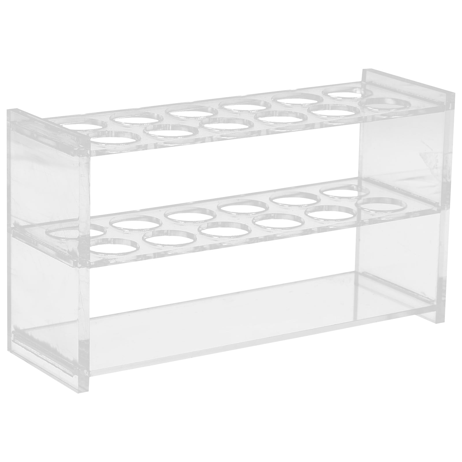 HOMEMAXS Test Tubes and Rack Vial Transparent Test Tube Rack 17.90X10 ...