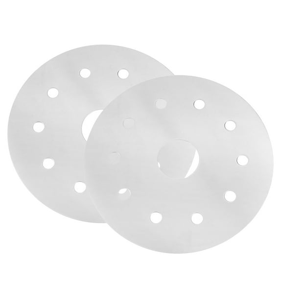 HOMEMAXS Thermal Guide Plate for Kitchen Stainless Steel Silver Uniform Heating Easy to Clean 2Pcs