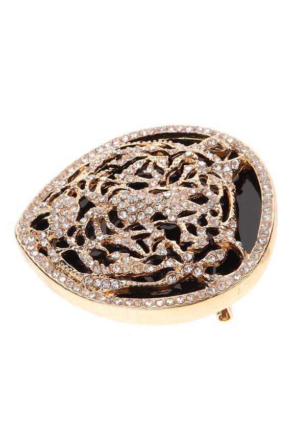 Tiger Brooch Pins Pendant Rhinestone Animal