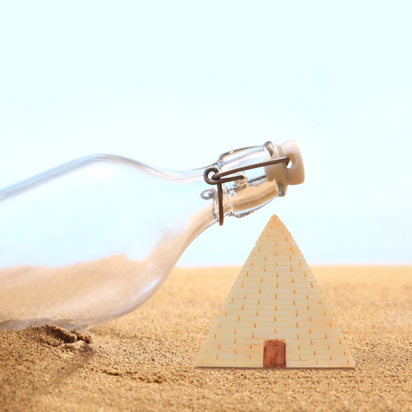 HOMEMAXS Tiny Egyptian Pyramid Model Diy Resin Figurine For Home And ...