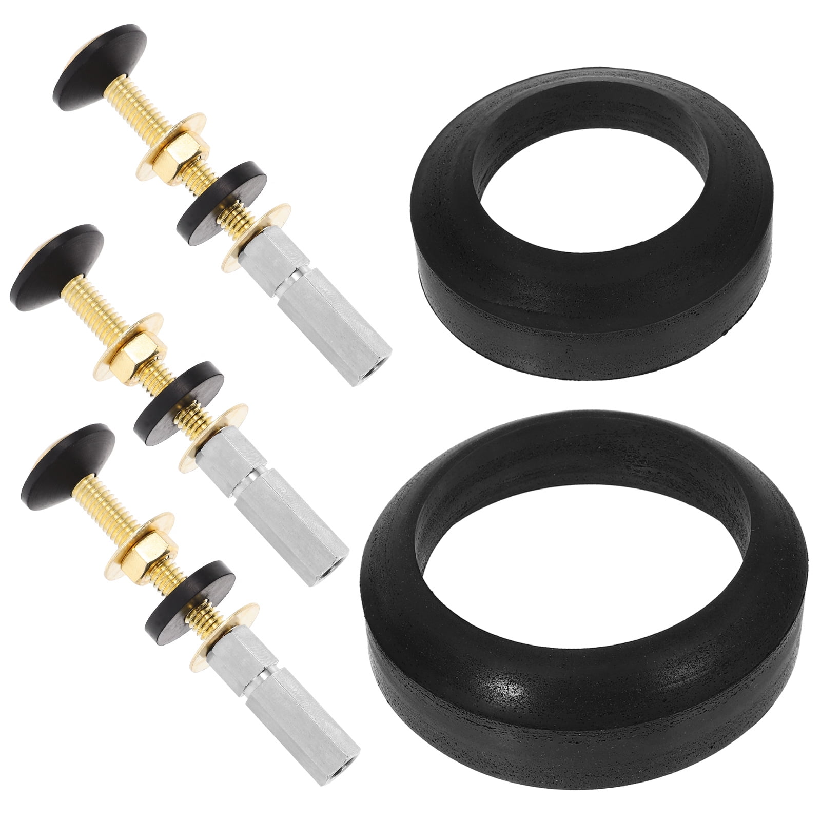 HOMEMAXS Toilet Tank Bolts and Gasket Replacement Parts Seat Gaskets ...
