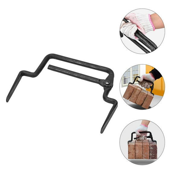 HOMEMAXS Tool Brick Pliers Adjustable Brick Clamp 27.5X17cm