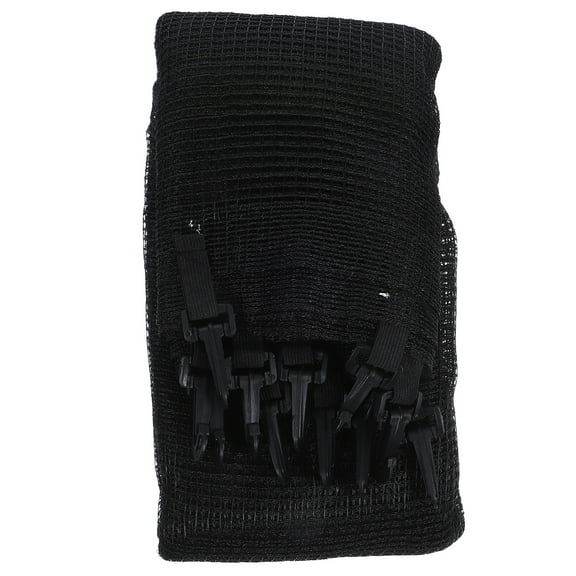 WEUVEB Trampoline Protective Net Black Mesh Safety Enclosure with Easy Installation