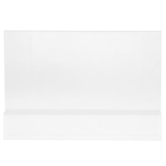 HOMEMAXS Transparent Acrylic Name Card Holder for Decoration with Sturdy Material and Modern Design 3.5 x 2.5 inches