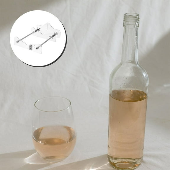 HOMEMAXS Transparent Glass Bottle Cutter Machine for DIY Crafts with Stable Alloy and ABS Material 6.3 Inches
