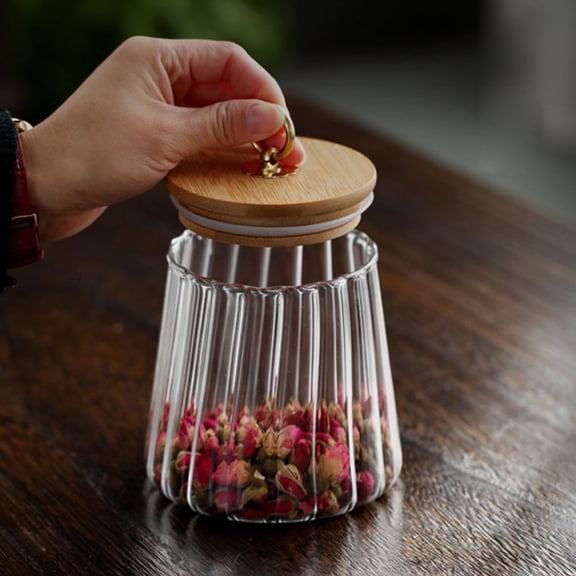 Minkissy Airtight Spice Jars Clear Container Kitchen 1Pack