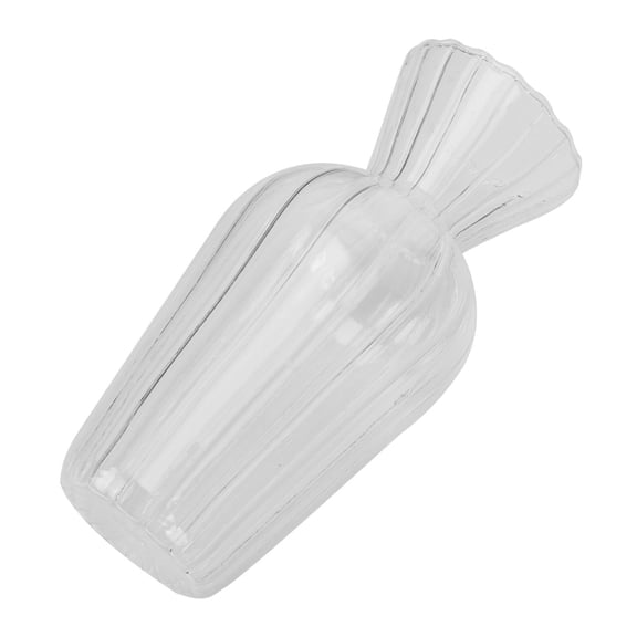 HOMEMAXS Transparent Glass Vase for Flower Arrangement at Home or Office Creative Decorative Container 1 Pc