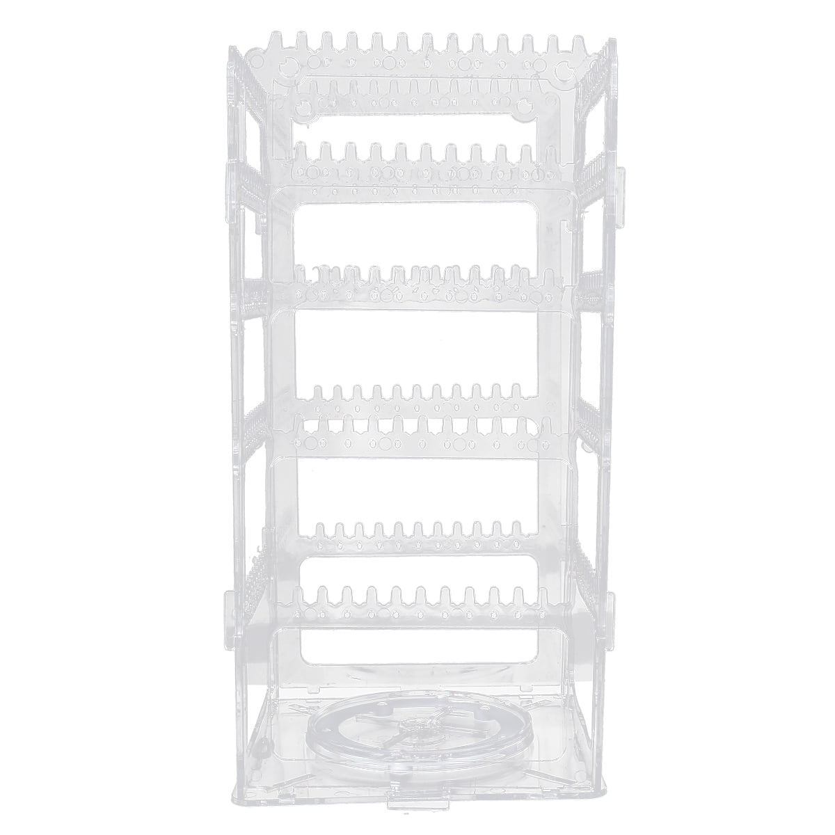 Jewel Rak HOMEMAXS Transparent Jewelry Rack Gold Craft Boxes with Compartments ...