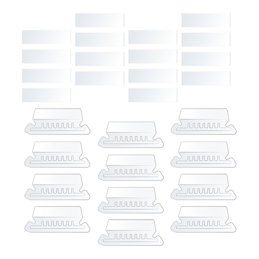 HOMEMAXS Transparent PVC File Folder Tabs For Office Use Portable HOMEMAXS Transparent PVC File Folder Tabs For Office Use Portable
