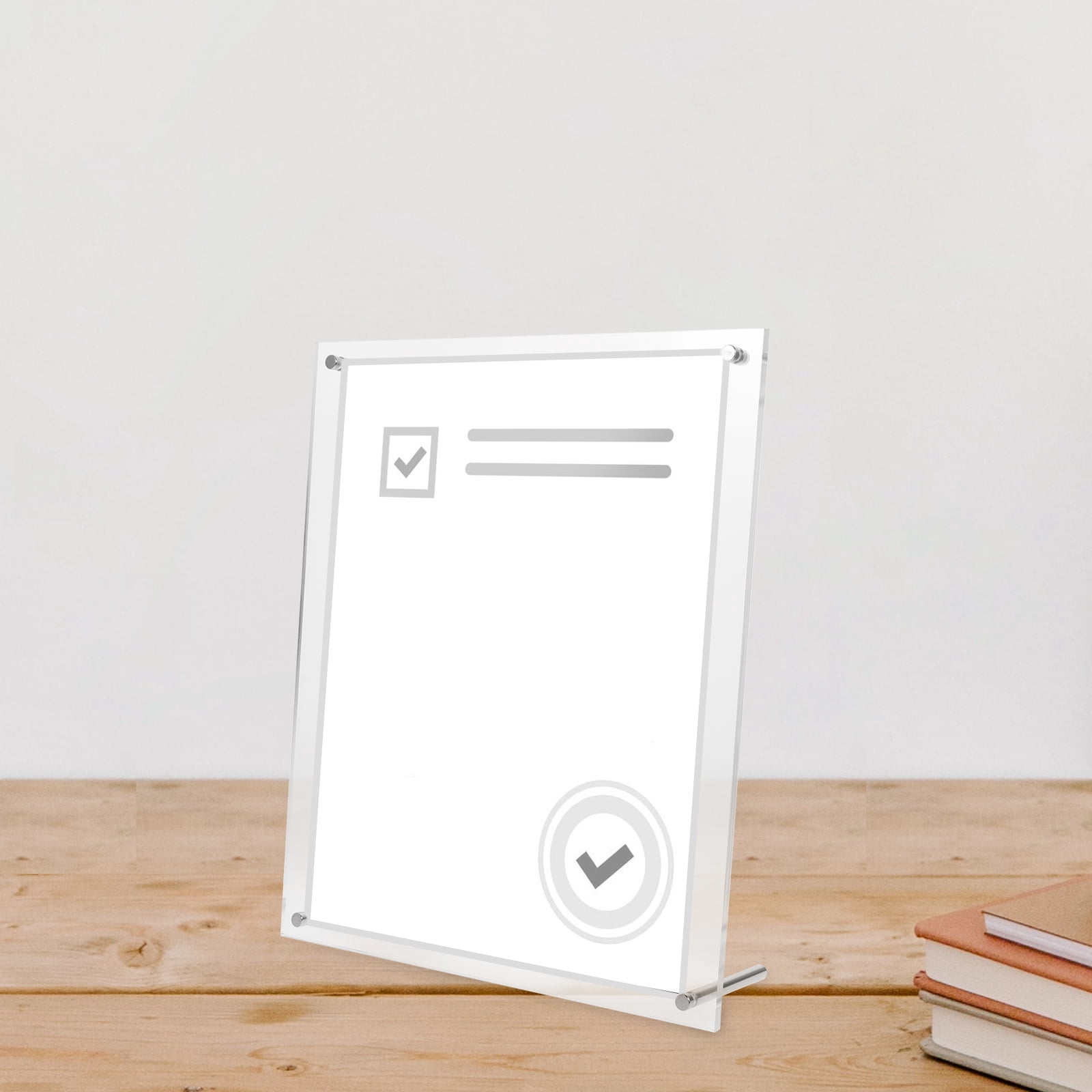 HOMEMAXS Transparent Photo Frame Desktop Picture Frame Certificate ...