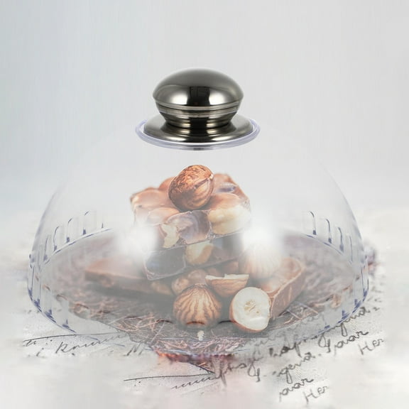 Greenadscape Transparent Dome Cover 1 Piece 7.66 x 7.66 x 4.72 Inch Plastic Protective Shield
