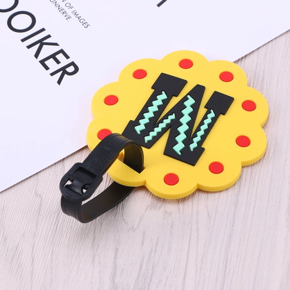 Travel Bag Suitcase Tag English Letter Luggage PVC