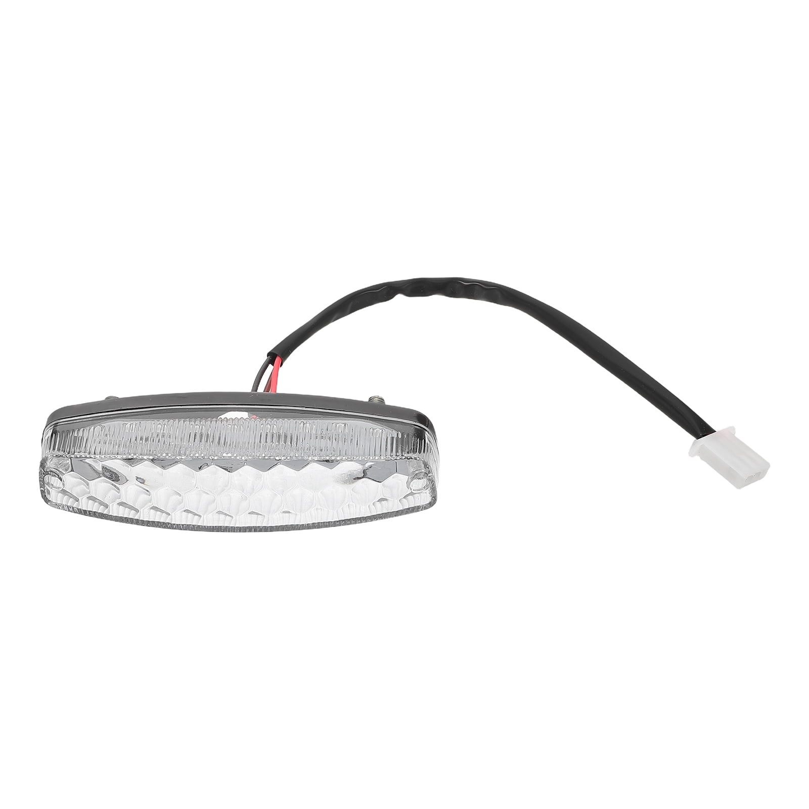 HOMEMAXS Universal Motorcycle Tail Light Dirt Bike Turn Signals White