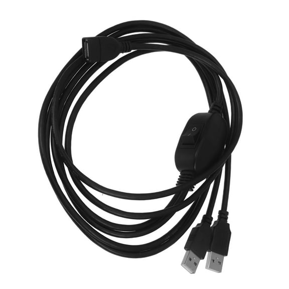 Minkissy USB Printer Sharing Switch PVC 1Pcs 59.1x1x0.87In