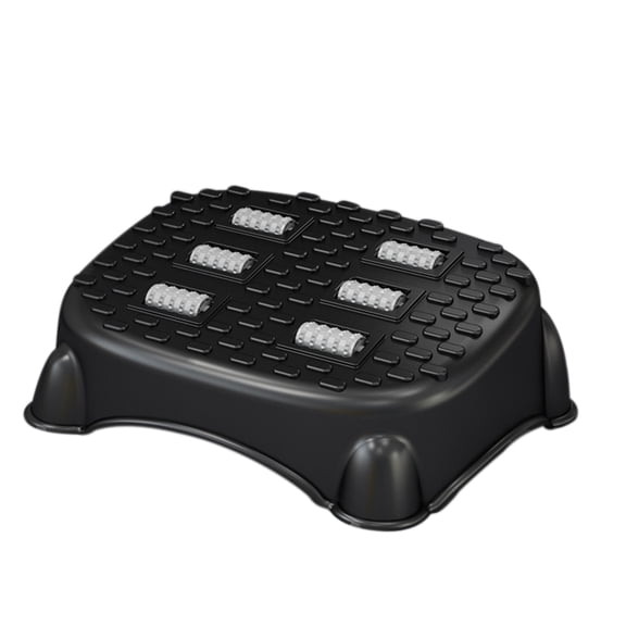 Useful Step Stool Foot Rest Posture Guitar with Footrest Child Black
