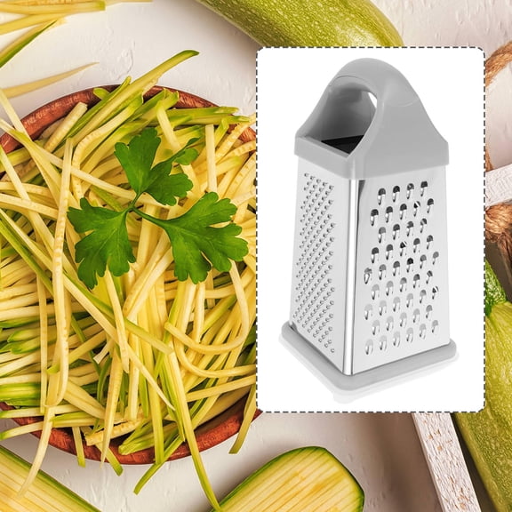 VERDANVERSE 4-Sides Design Stainless Steel Grater Multi 1Pack