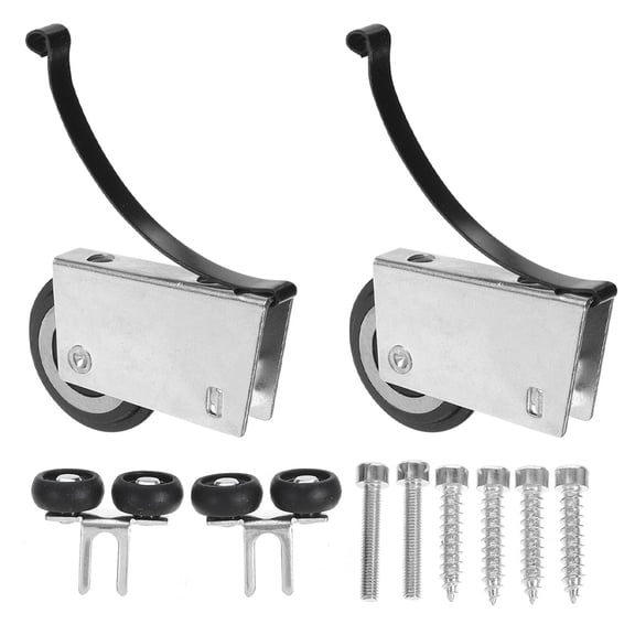 HOMEMAXS WORGEOUS 2 Sets Sliding Door Roller Wardrobe Pulley Cabinet Door Replacement