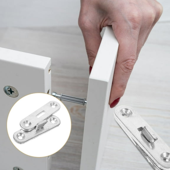 HOMEMAXS WORGEOUS 4 Pairs Bed Rail Mounting Bracket for Bed Support and Footboard Attachment