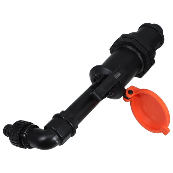 Durable Plastic Water Valve Key with Quick Coupler Valve 3/4'' DN20 for Garden Hose Secure and Easy Access Black