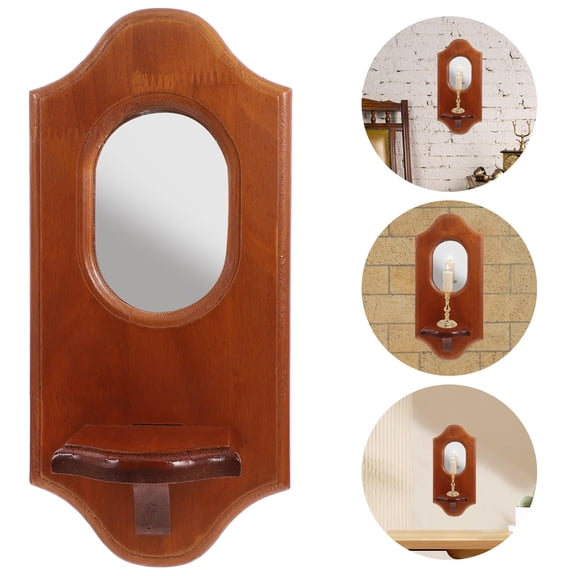 HOMEMAXS Wall Candlestick Candle Holder Wall Art Pillar Candle Holder Decoration