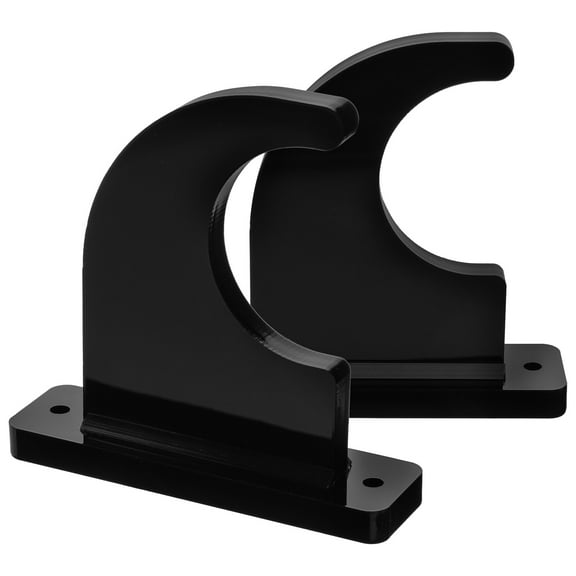 HOMEMAXS Wall Mount Fishing Rod Holder Wall-mounted Sword Display Stand Hanging Rack Rods Child Black