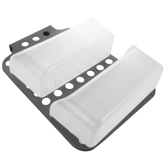 HOMEMAXS Washing Basket Double Storage Basket 35.00X25.00X8.50CM