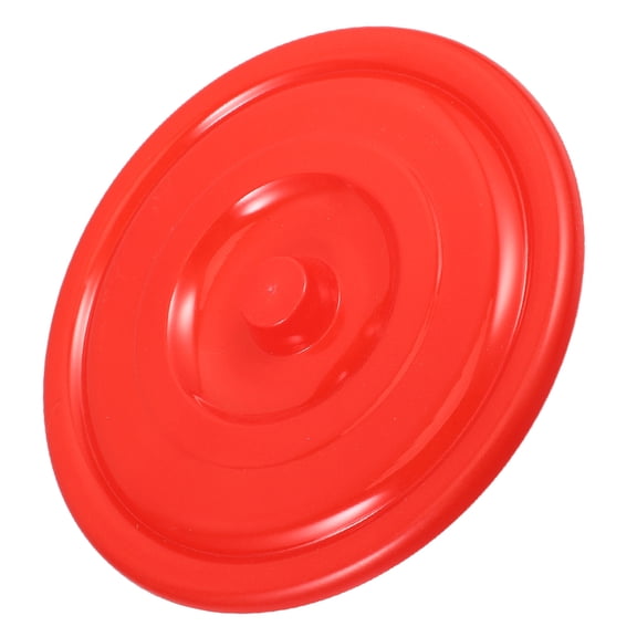 HOMEMAXS Waste Bin Cover Lid Plastic Bucket Lid 23.00X23.00X1.50CM Red