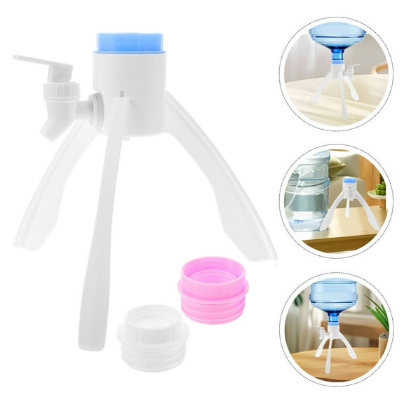 HOMEMAXS Water Dispenser Stand Water Jug Holder Triangular Drinks Dispenser Base Water Bottles Organizer Rack For Home Desktop Camping Counter