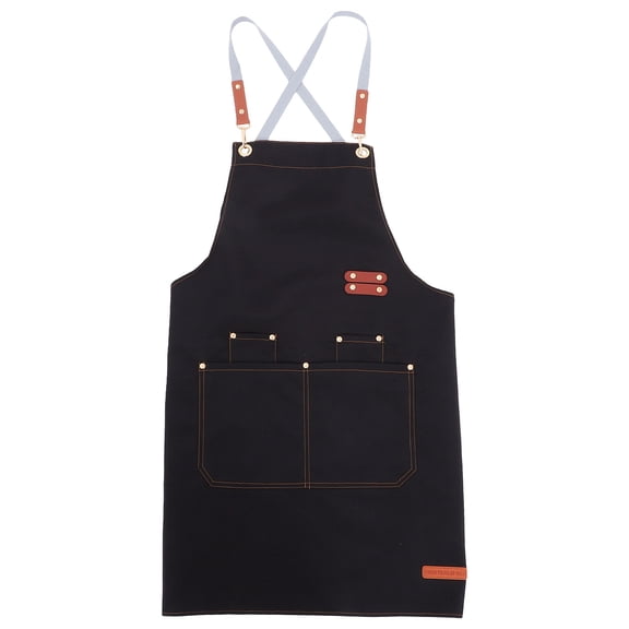 HOMEMAXS Waterproof Canvas Apron Dad 35.00X25.00X0.20CM Black