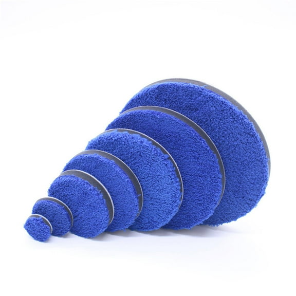 MOKKHNB Polishing Sponge Car Polishing Coating Sponge Wheel Buffer Blue 1Set