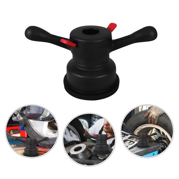 WEUVEB Black Car Tire with Wing Nut, Material and Quick Release Design for Easy Tire Maintenance