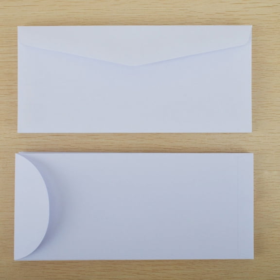 HOMEMAXS White Blank envelopes for Storage Made of Premium Paper Perfect for Documents and Files 20 Pieces
