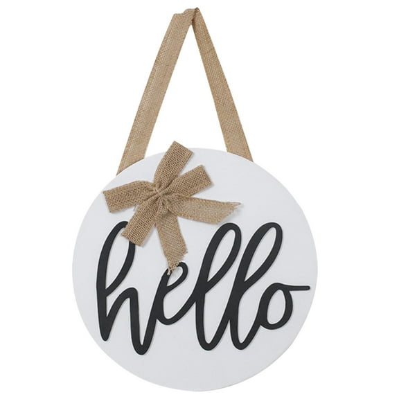 Minkissy Welcome Sign Composite Material 1Pack 18.1X11.8X0.6In