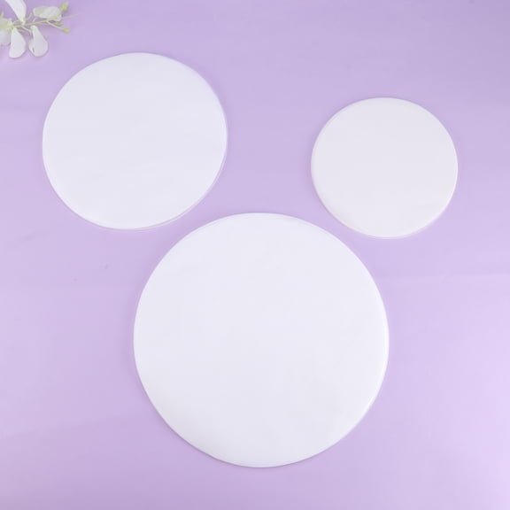 HOMEMAXS White Parchment Paper Circles for Baking Use with NonStick Liners for Cake Pans 6 8 10 inch sheets