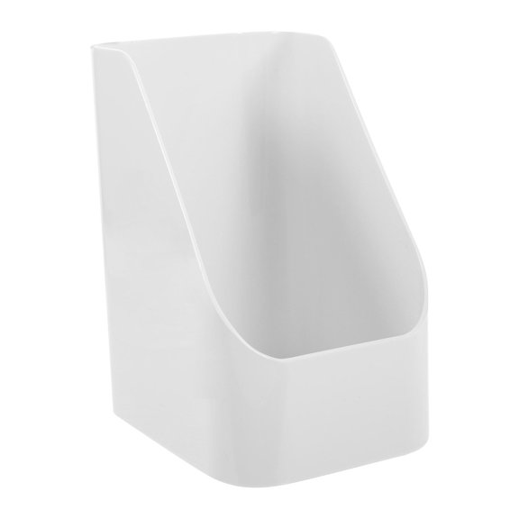 HOMEMAXS White Plastic Tea Bag Organizer for Storage Suitable for Desktop Use and Parties 4.3"x2.5"x3.1"