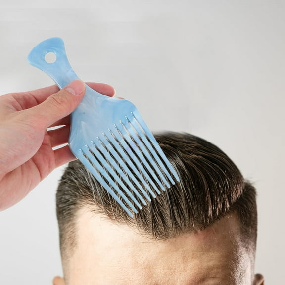 Wide Tooth Afro Hair Comb Plastic Curly Hair Comb Beard Styling Tools for Women Men Thick Long Short Hair and Beard