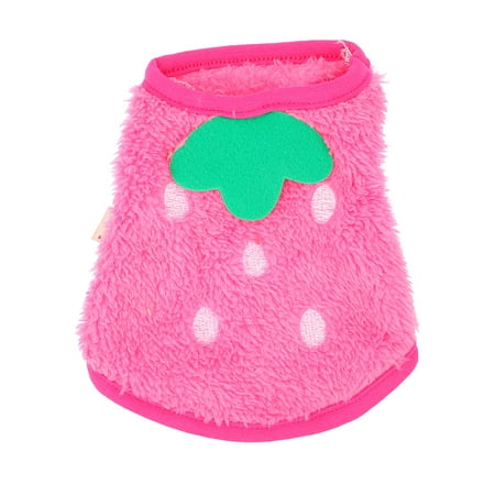 HOMEMAXS Winter Fleece Bunny Guinea Pig Clothes Small Pet Apparel Costume Pet Vest Hoodie