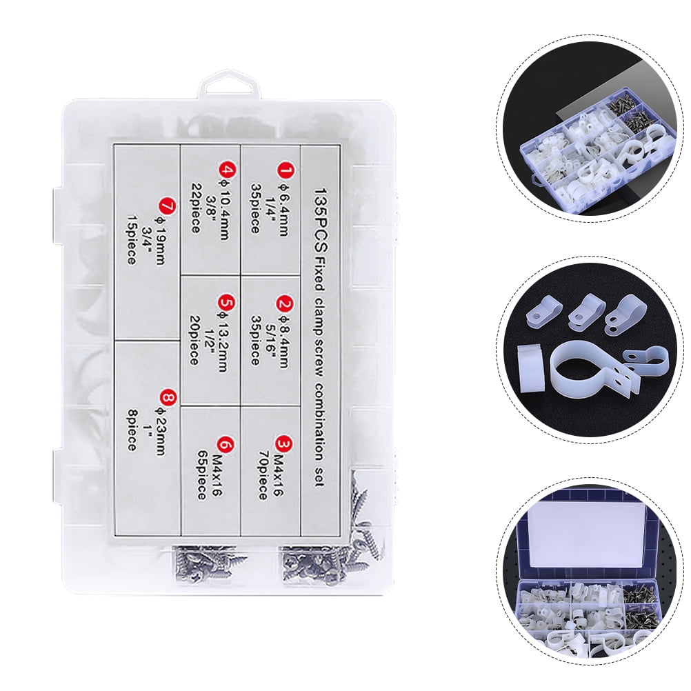 HOMEMAXS Wire Holders for The Wall Rope Light Mounting Clips Telephone ...