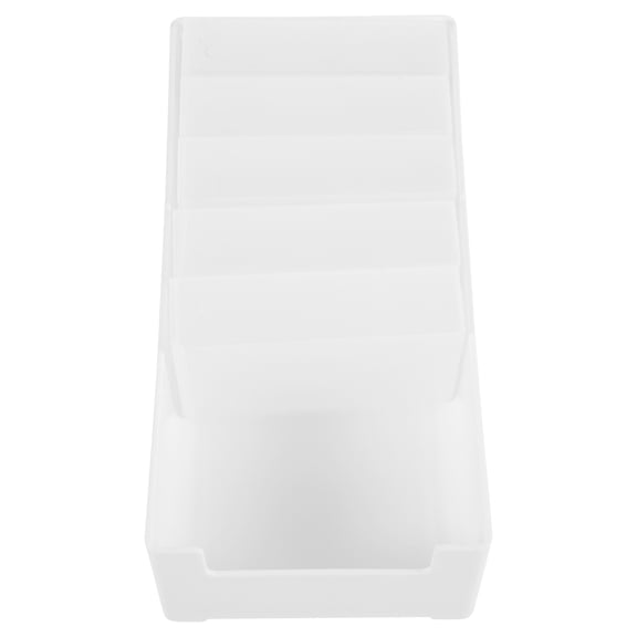 HOMEMAXS Wire Storage Bins Desk Cord Management Phone Charger Organizer White