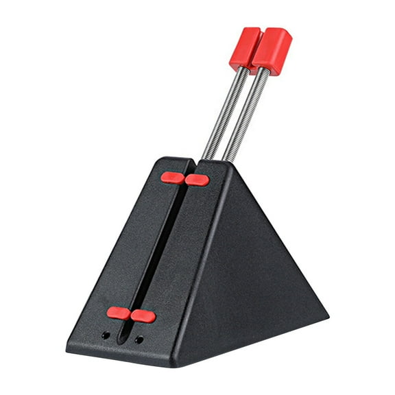 Black Computer Holder for Cord Management with Push and Pull Adjustment Design ABS 1 Piece
