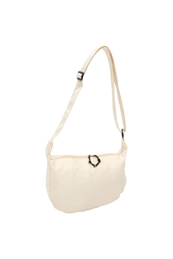 Women Cross Body Handbags Dumplings Women Cross Body Bag Travel 32X23X7CM White