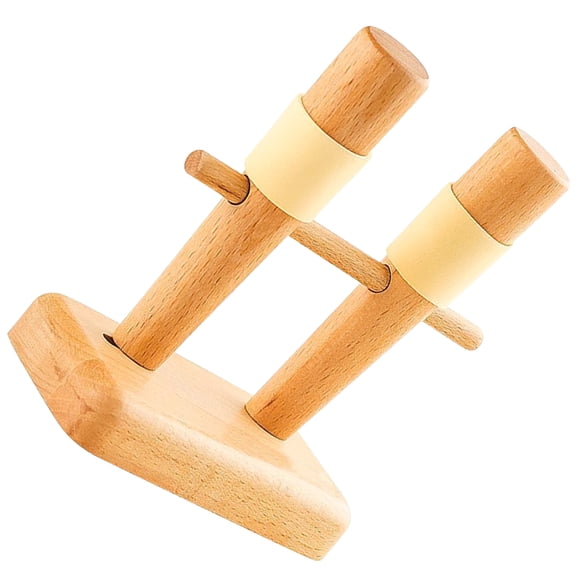 Wood Guitar Wall Mount Hook for Storage Use Beige Adjustable Angle Acoustic Guitar Hanger 7.9 Inches