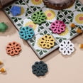 thumbnail image 1 of HOMEMAXS Wooden Buttons for DIY Crafts with Smooth Surface and Durable Quality Assorted Color 100PCS, 1 of 8