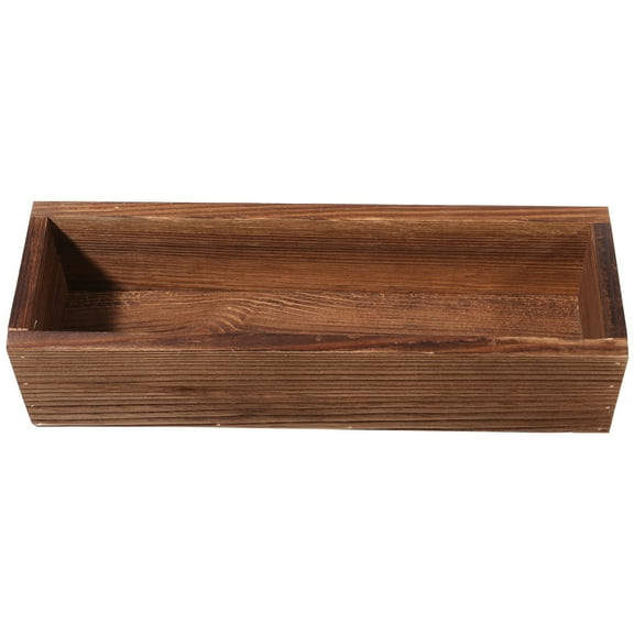 HOMEMAXS Wooden Flower Pot Baskets Landscaping Vases Large Pots Indoor Plant Coffee