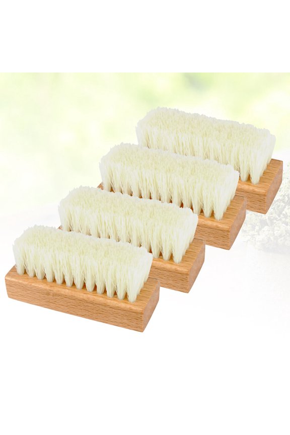 Wooden Handle Shoe Cleaning Brush for Sneakers and Boots Perfect for Home Use Assorted Color