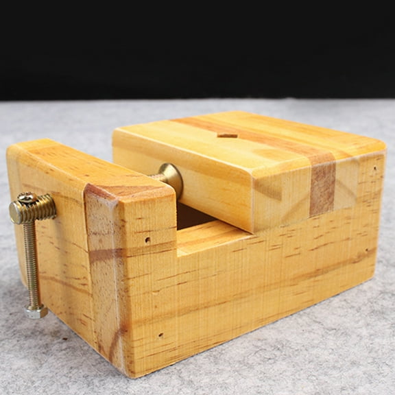 HOMEMAXS Woodworking Vise for Home Use Durable Wood and Metal Material Perfect for Stone Carving 6.3 Inches