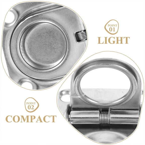 HOMEMAXS Worgeous 1 Set Stainless Steel Yacht Cabin Handle Deck Grip Professional Door Handle for Kayak Supply