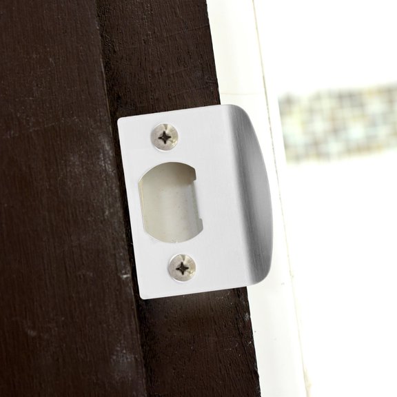 HOMEMAXS Worgeous 8pcs T Strike Plates Door Strike Plates Deadbolt Strike Plate Thickened Door Back Plate