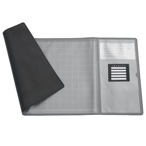 VERDANVERSE Simple And Generous Large Desk Mouse Pad Grey 1Set