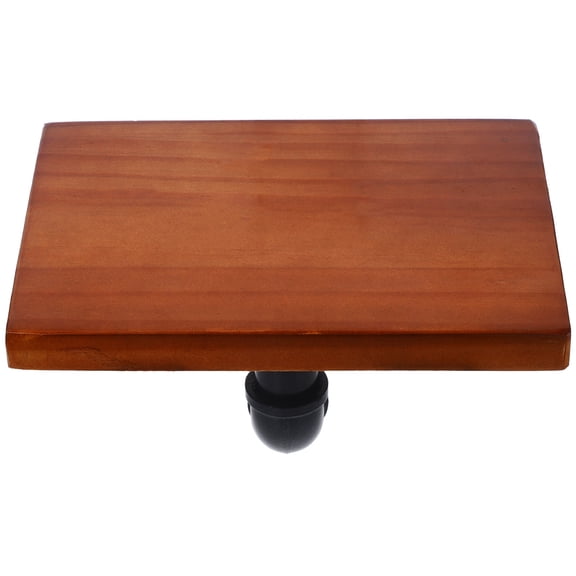 Wrought Iron Solid Wood Partition Shelf Black Industrial Wall Hanging for Home Decor 32 x 16 x 4.5 Inches